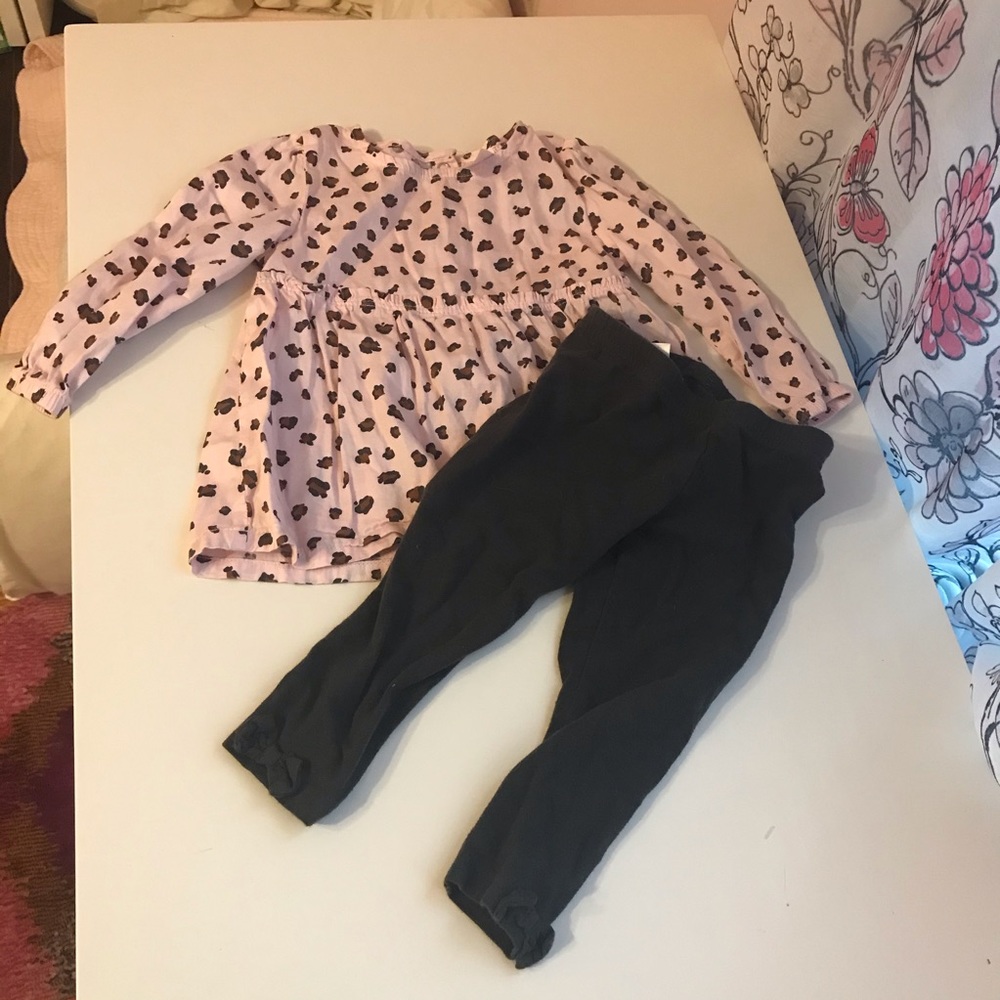 Pink Animal Print Outfit